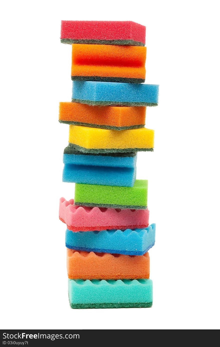 Coloured Kitchen Sponges