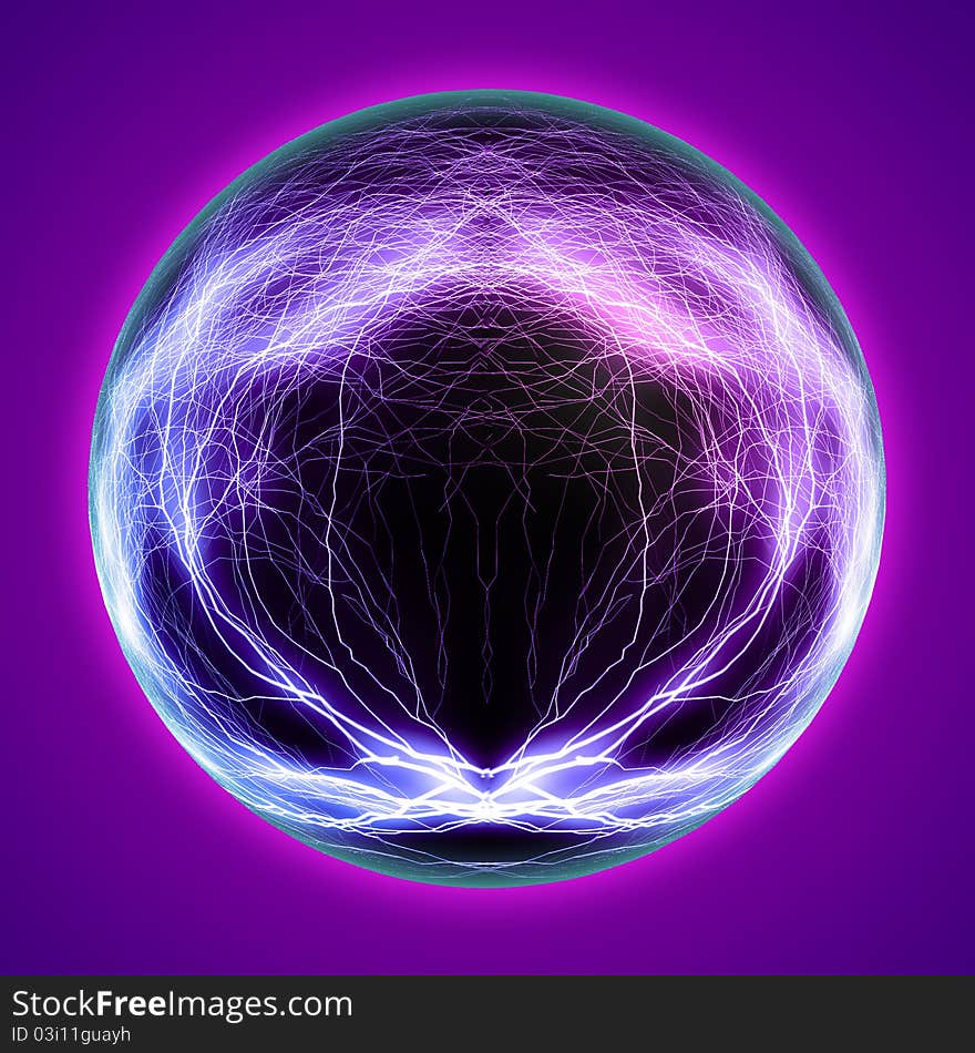 The glass electric ball. The concept of energy and power. The glass electric ball. The concept of energy and power.