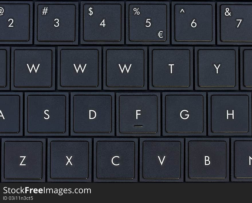 Closeup of internet word www on keyboard