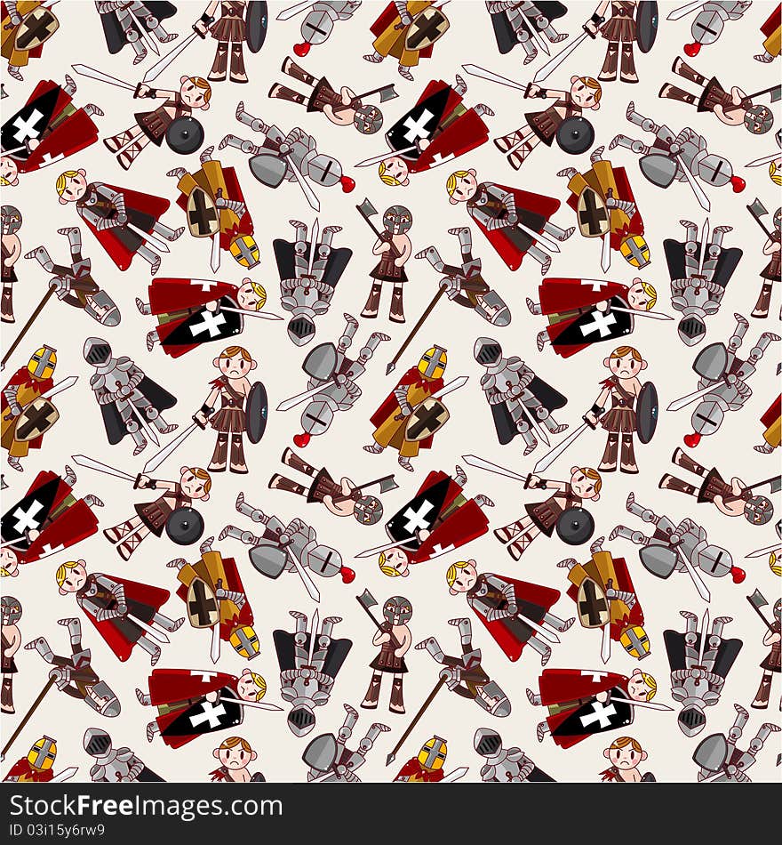 Seamless Knight pattern