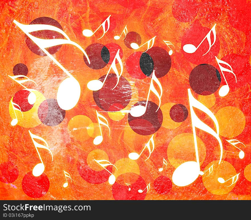 Abstract musical background