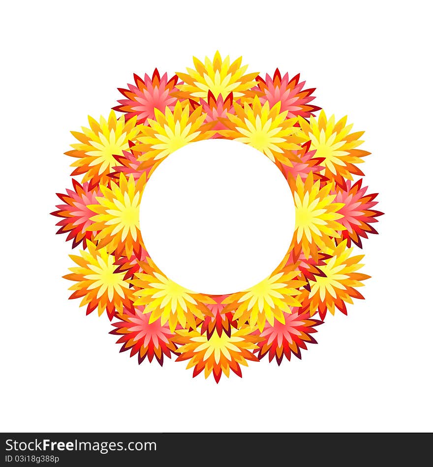 Wreath of flowers