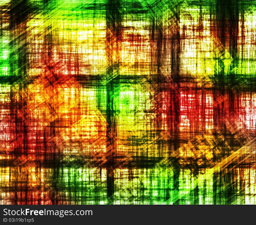 Abstract checked colorful grunge background. Abstract checked colorful grunge background