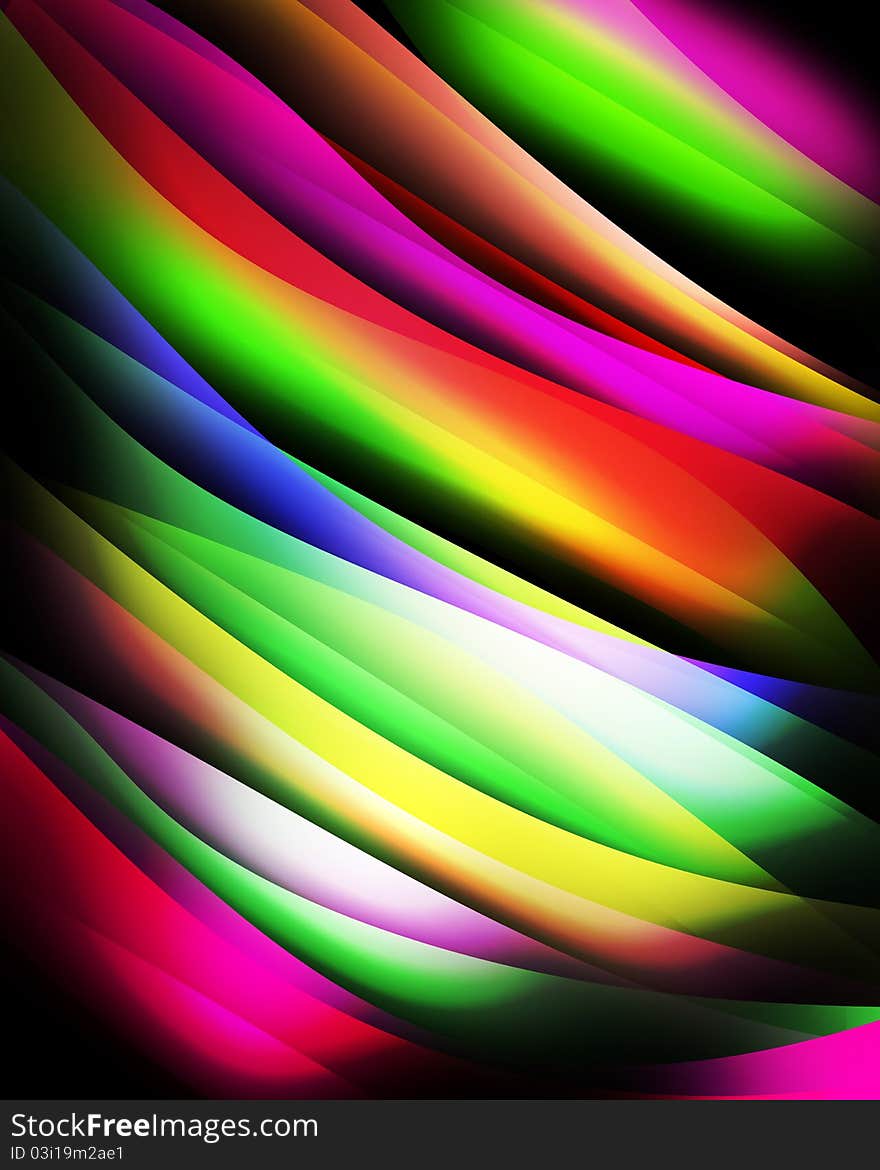 Light abstract color lines background