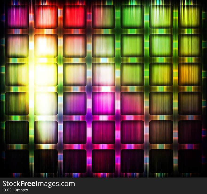 Abstract light colored cubes background