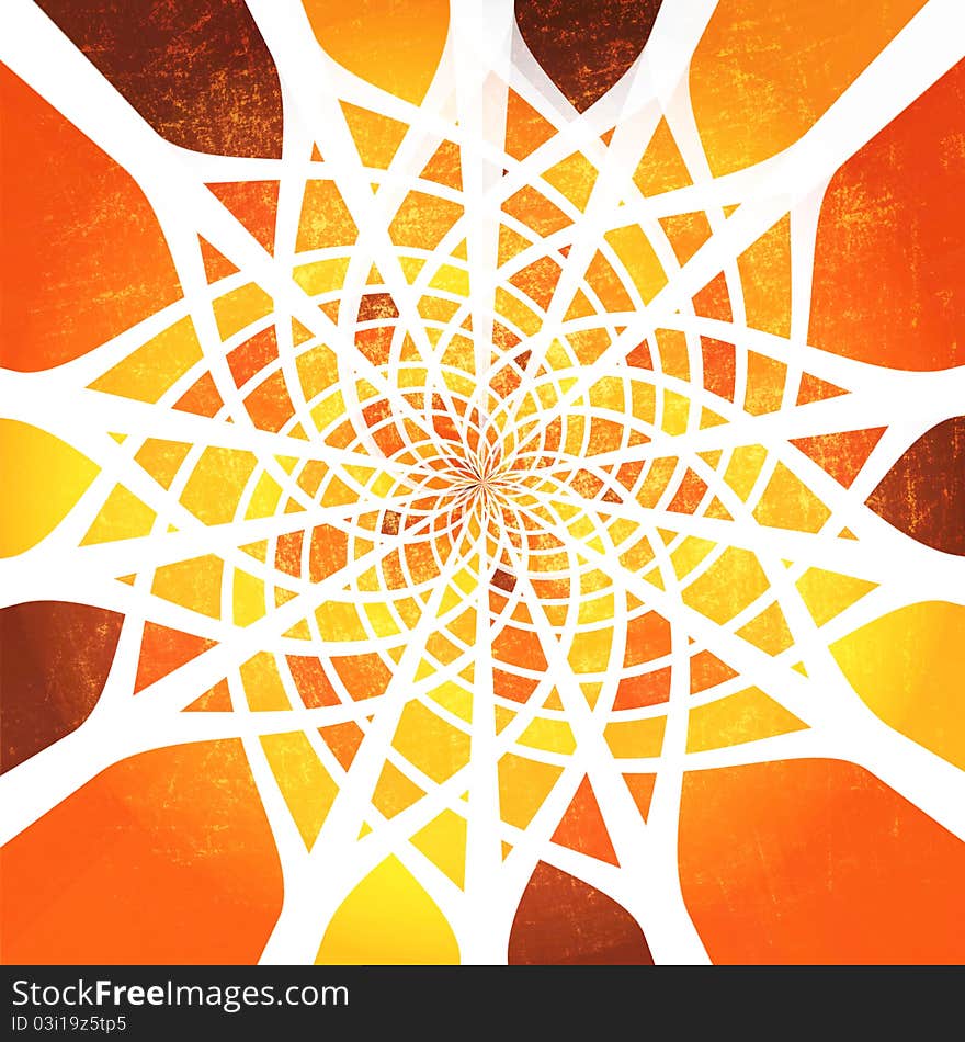 Colorful Spiderweb