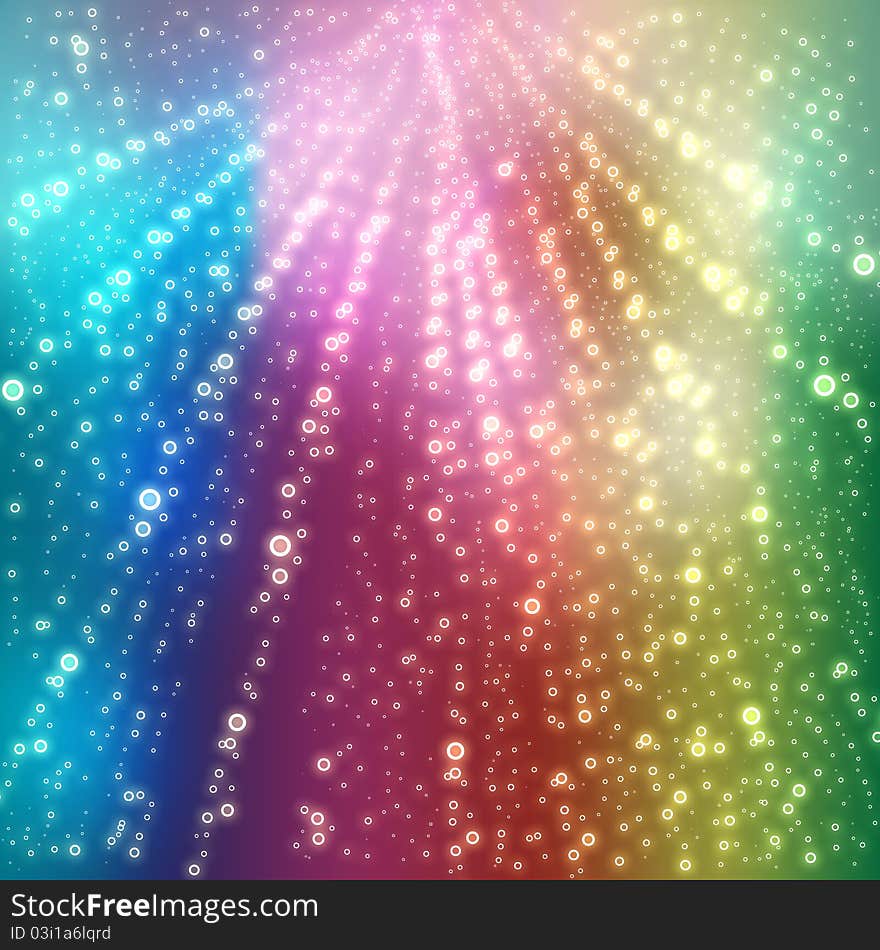 Light abstract colorful circles background