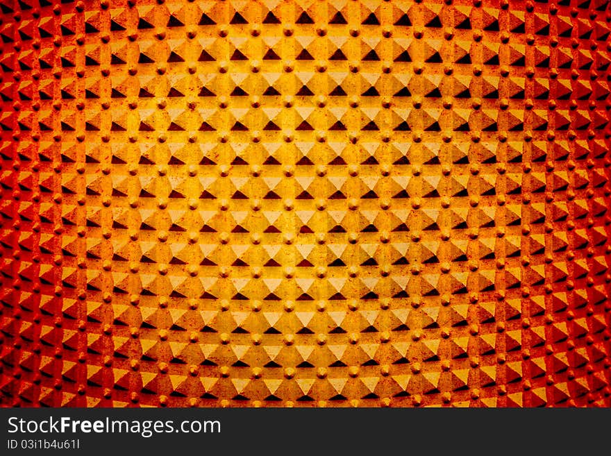 Retro metal background made from grunge paper