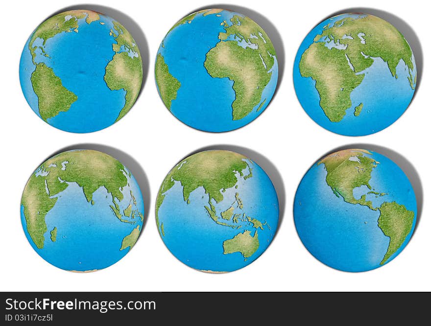 Recycle world map for your background