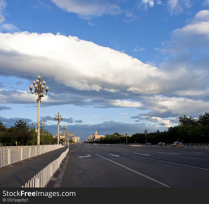 Chang'an Avenue was considered to be the world's longest, widest street. Chang'an Avenue was considered to be the world's longest, widest street