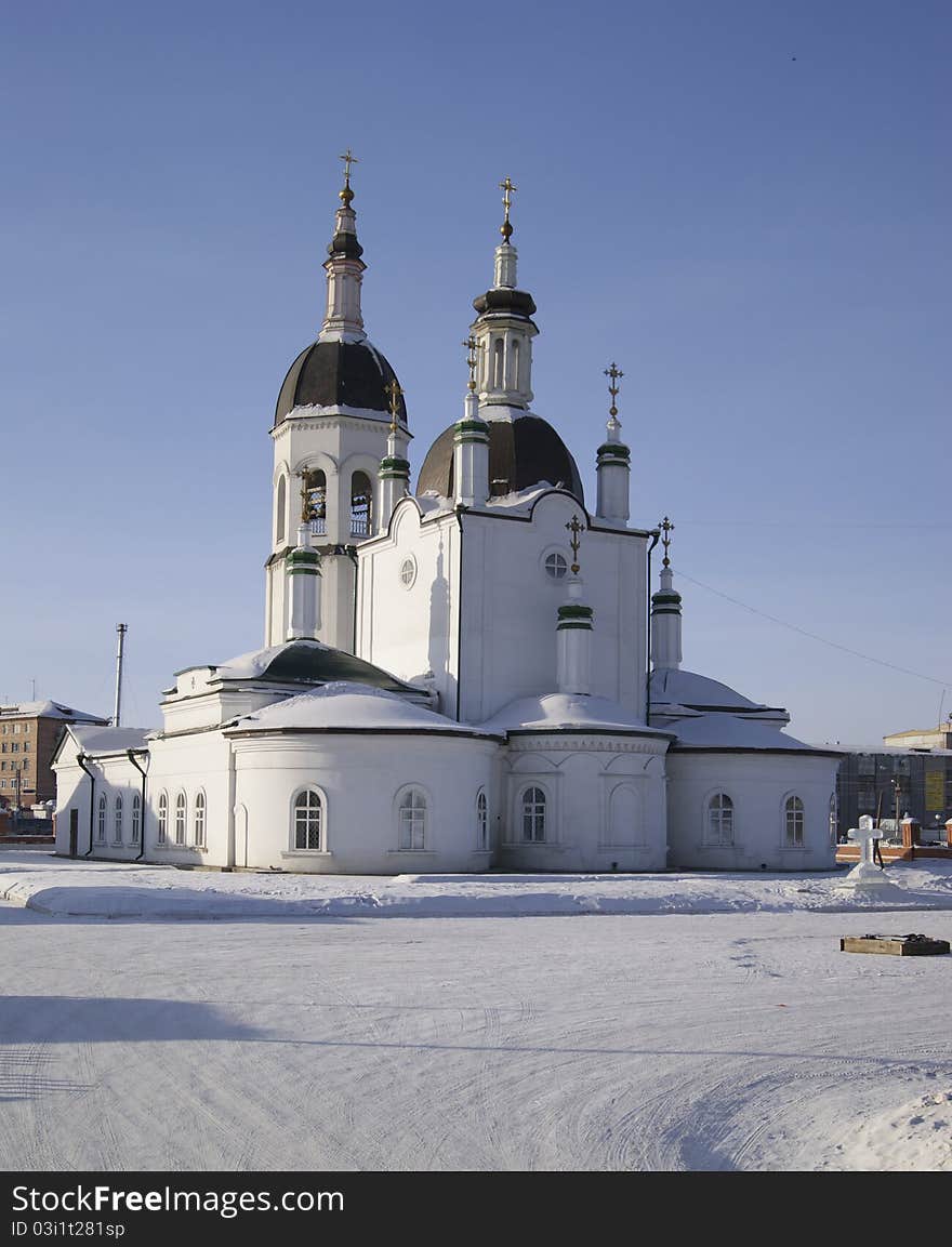 Church in the area center