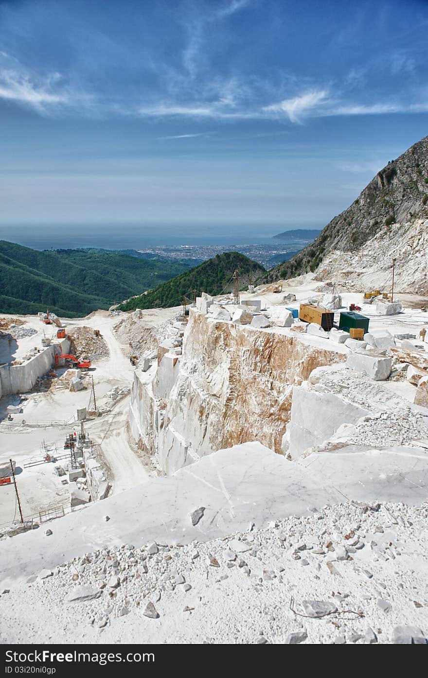 Querry In Tuscany, Italy, Carrara