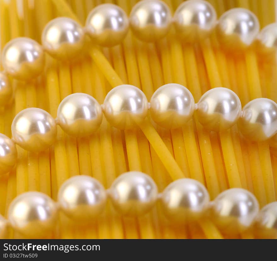 Pearls Wrapped On Pasta