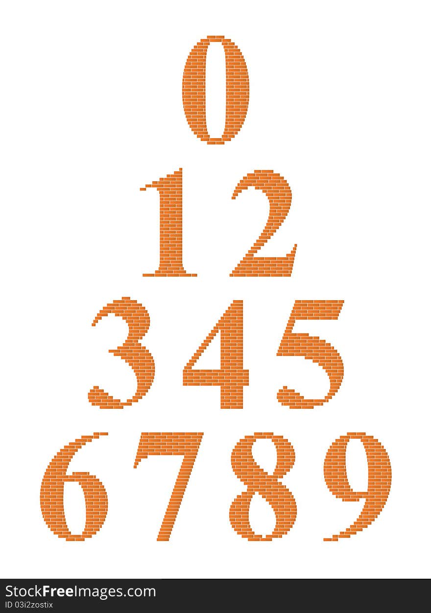 Digits are shown in the picture. Digits are shown in the picture.