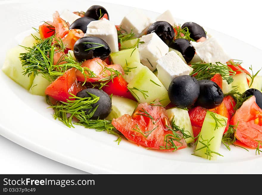 Healthy food fresh vegetable salad