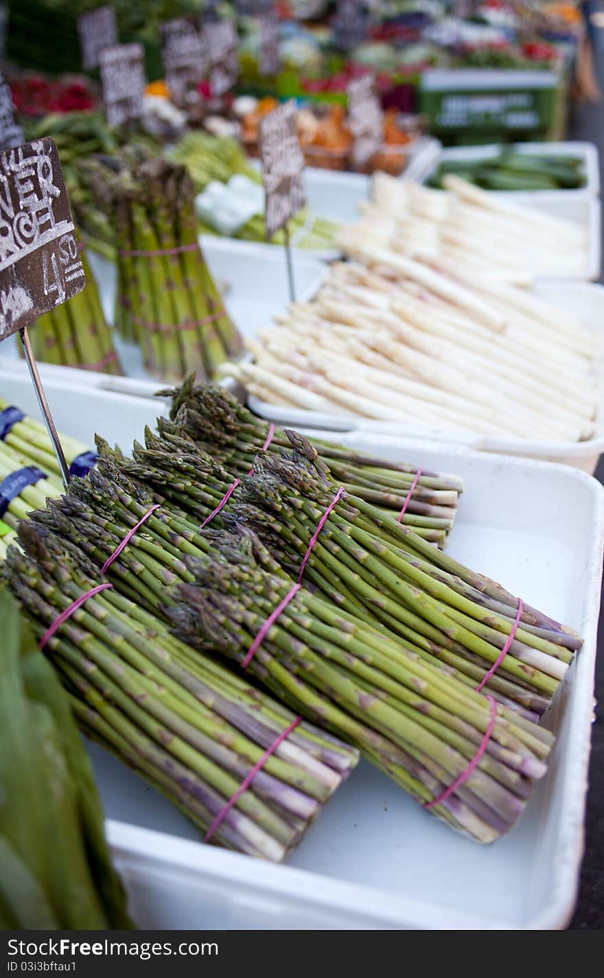 Fresh asparagus