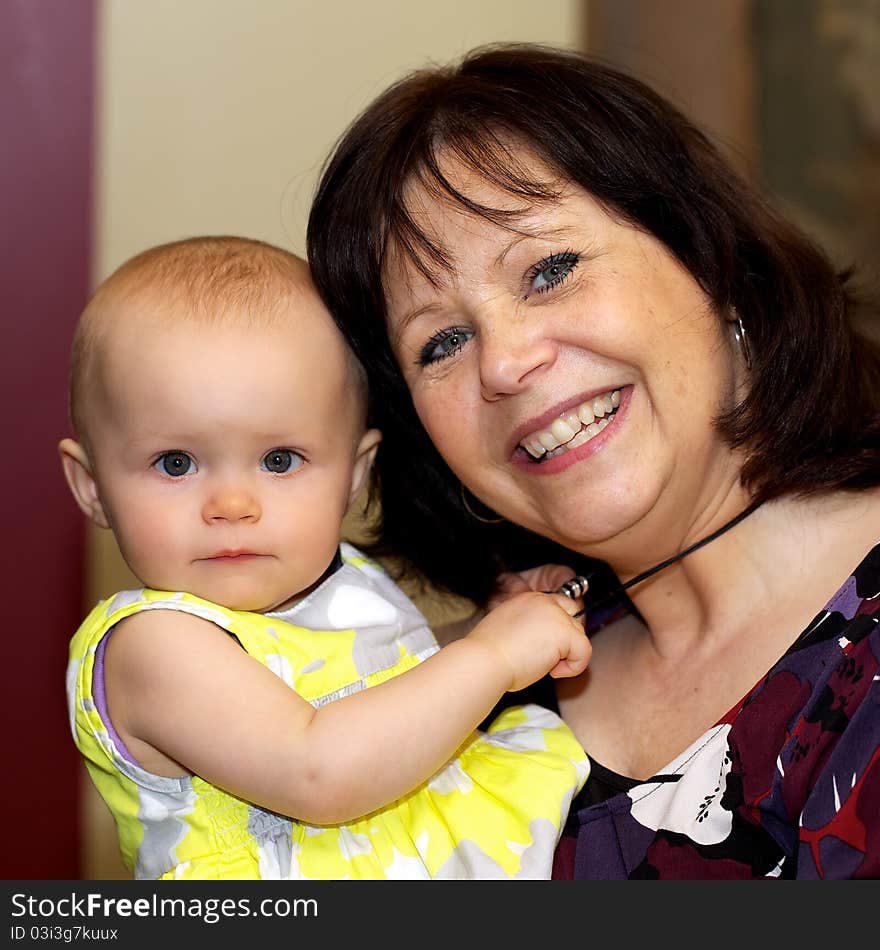 Grandmother And Granddaughter