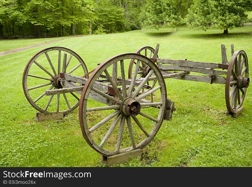 Historic Wooden Wagon Wheels