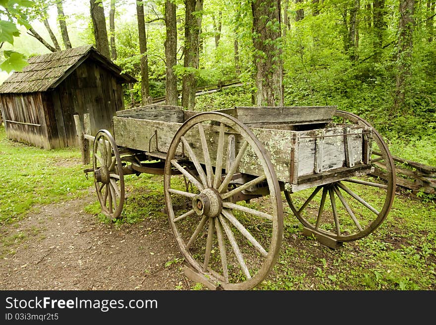 Cart and shed