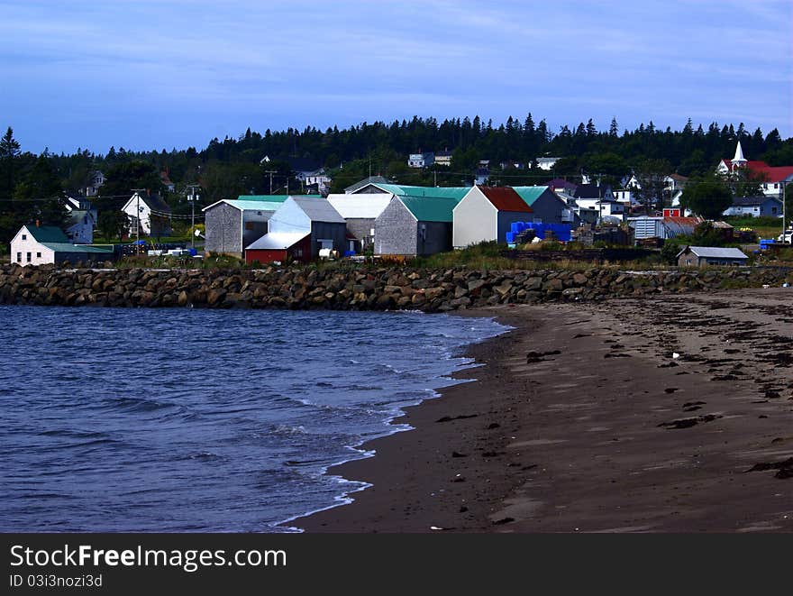 Fishing Harbour at the village of Seal Cove on Grand Manan