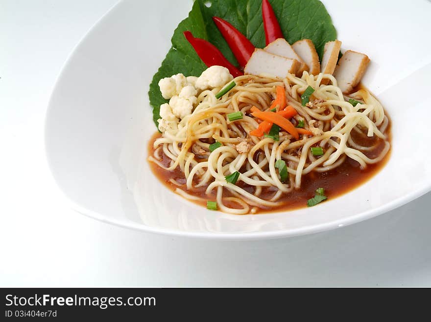 Curry laksa mee - malaysian food. Curry laksa mee - malaysian food