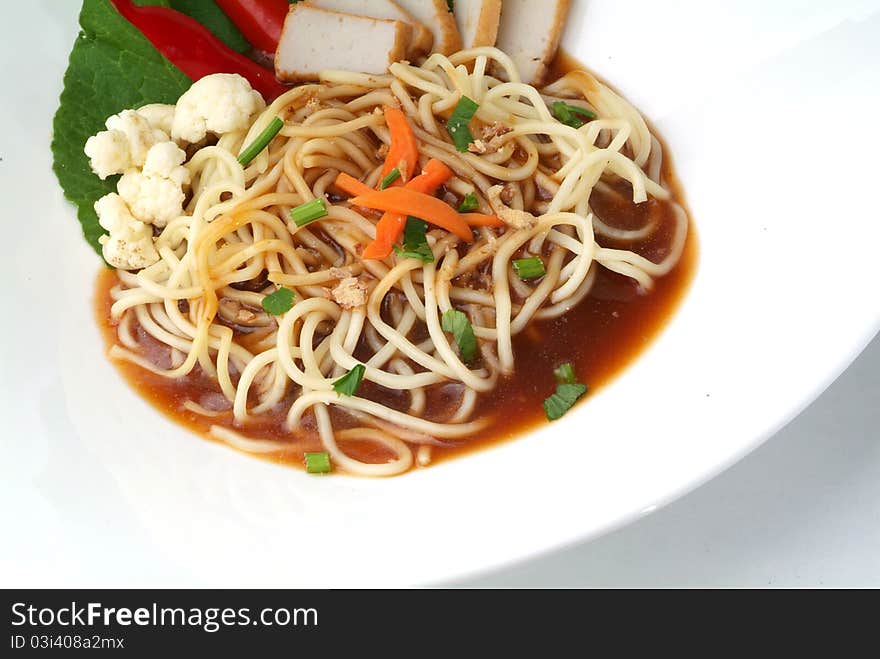 Curry laksa mee - malaysian food. Curry laksa mee - malaysian food