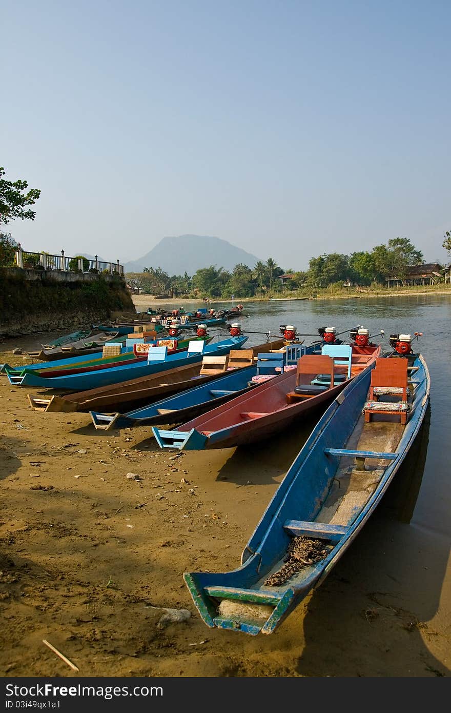 A group of Long-tailed Boat