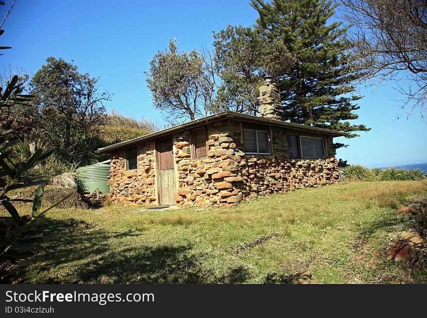 Beach hut, cronulla national park, au