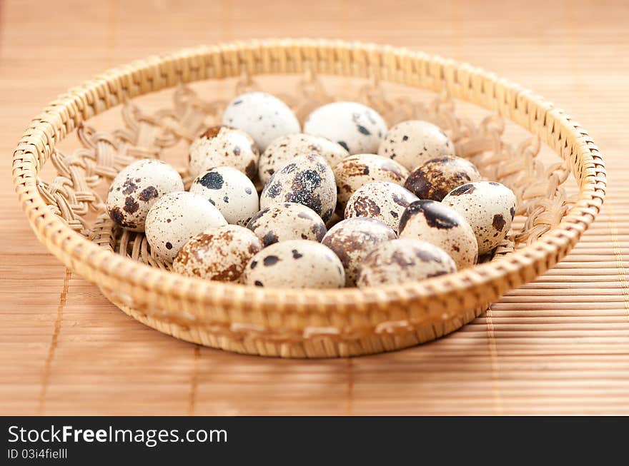 Quail eggs