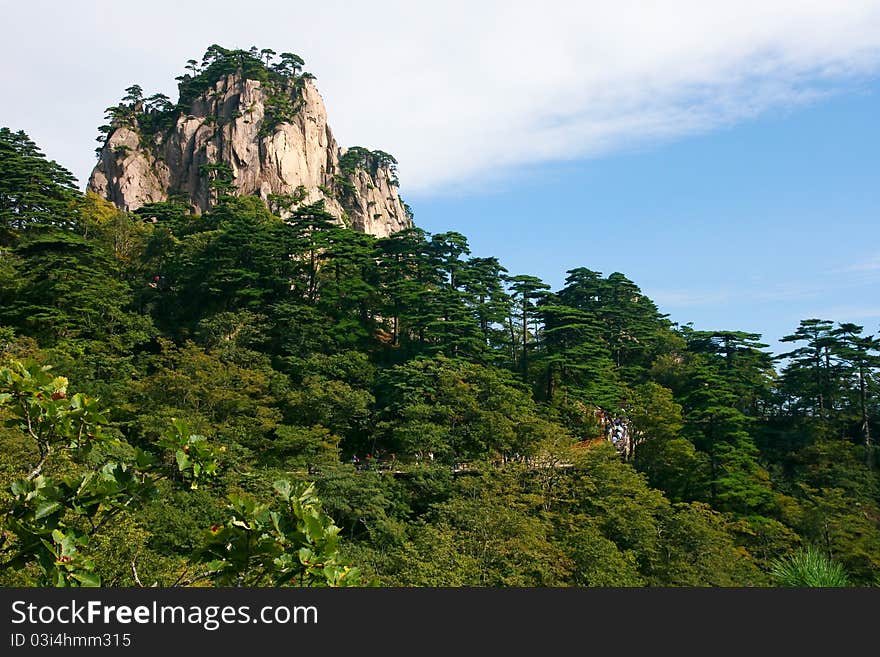 Huangshan National Forest Park in China