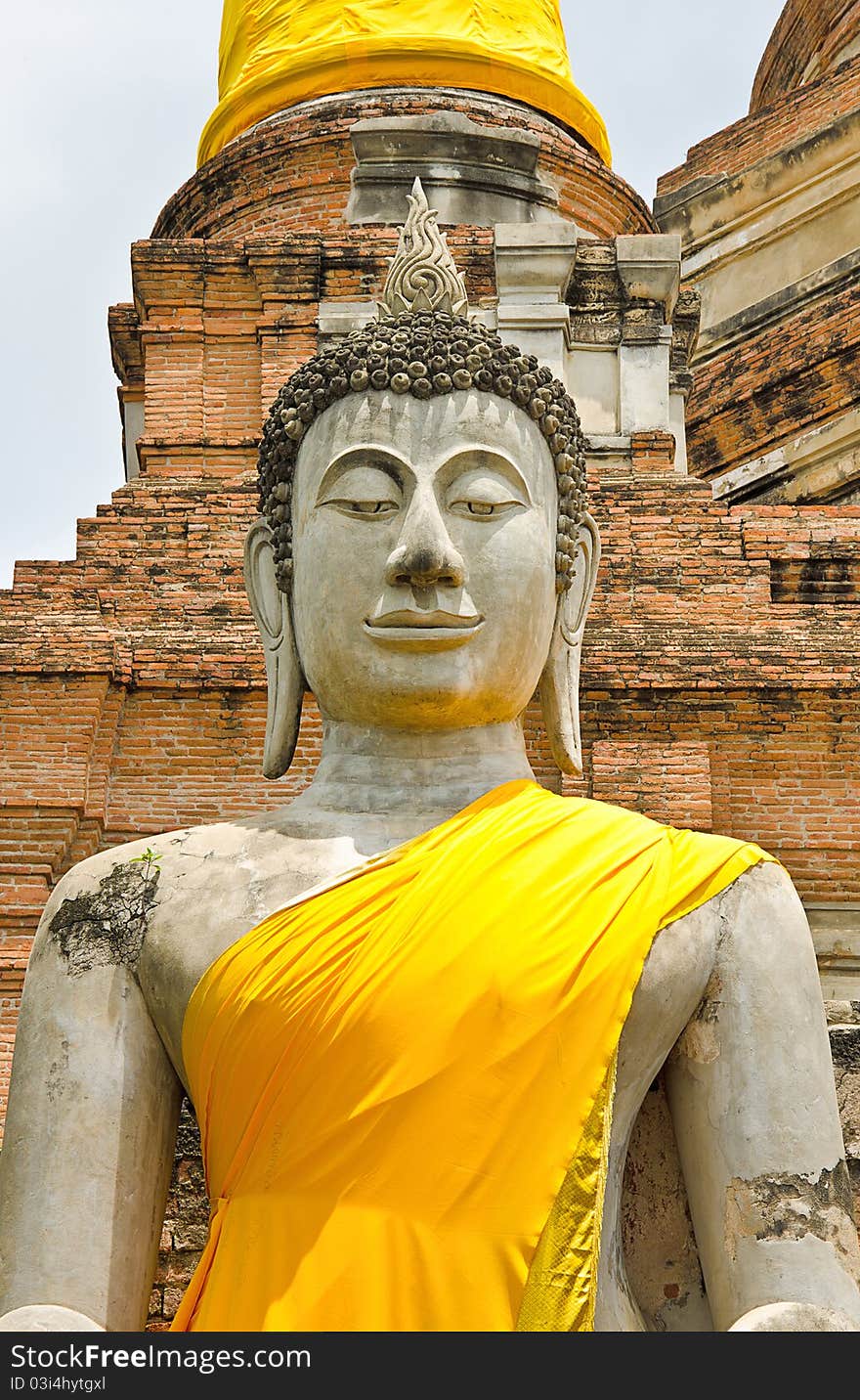 Ancient buddha statue