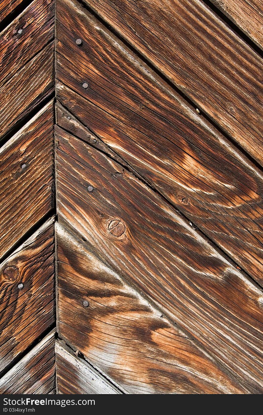 Brown wood texture