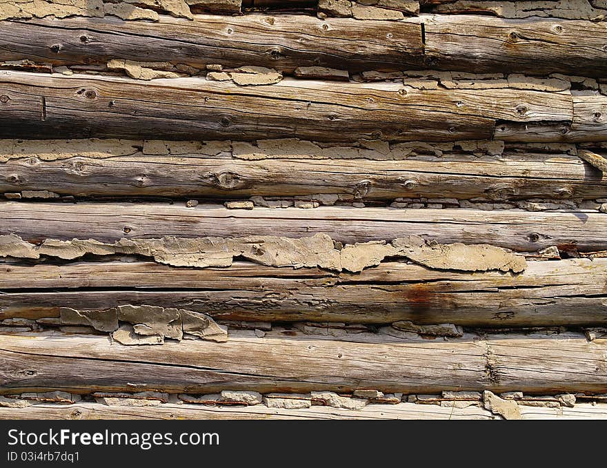 Texture of wood old house