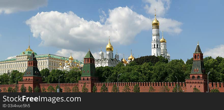 Panoramic View Of The Kremlin