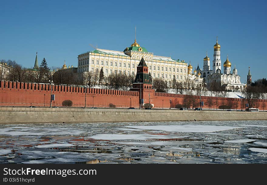 The Kremlin wall-Russia