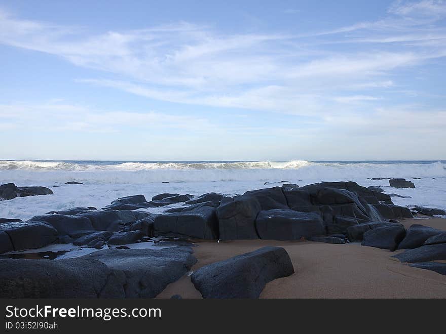 Seascape in Balito South Africa