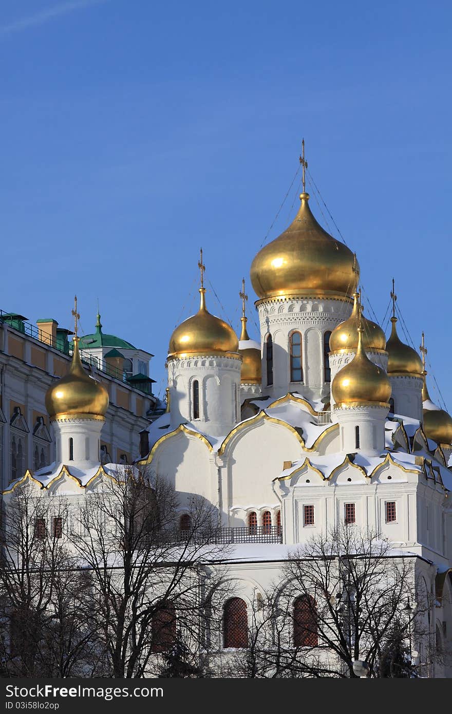 Russia. Moscow Kremlin. The Annunciation cathedral