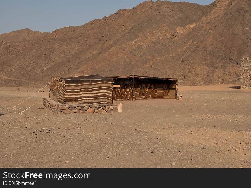 Beduin tent in Egypt