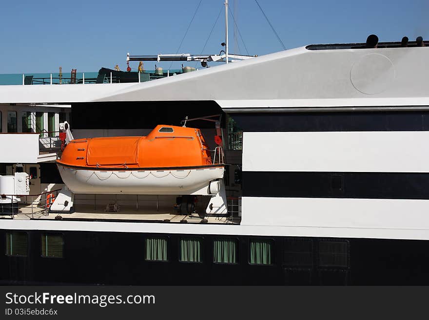 Lifeboat Of Cruise Ship