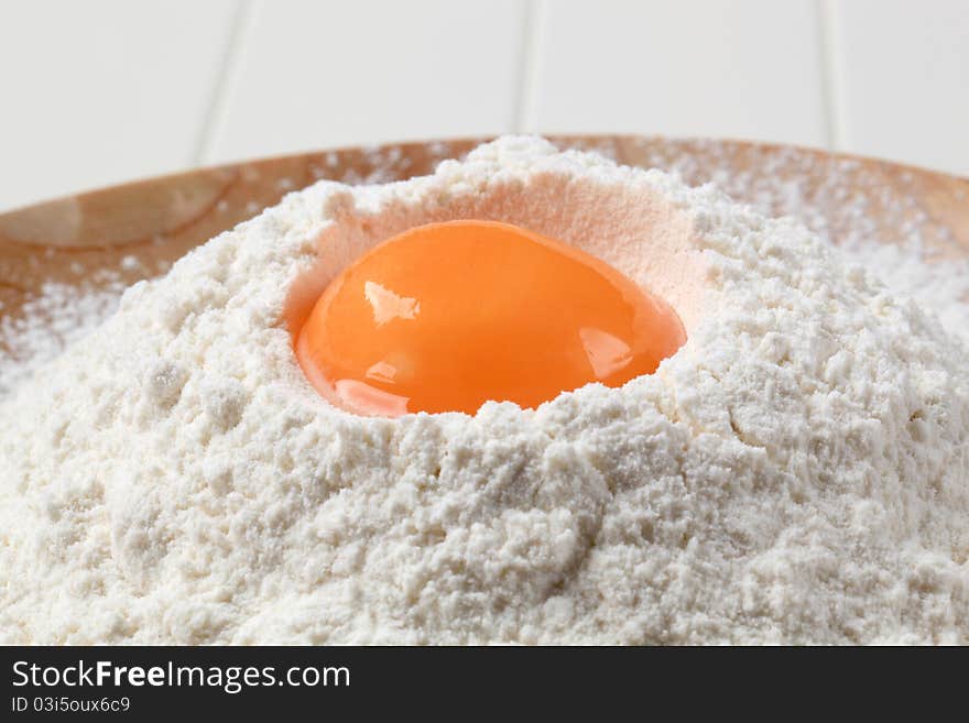 Egg Yolk And Flour