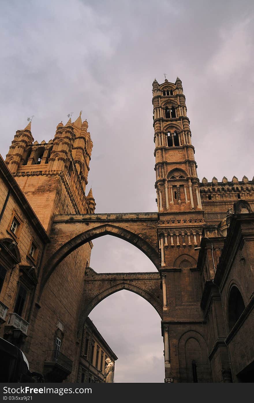 Norman arab cathedral in Palermo,  Sicily. Norman arab cathedral in Palermo,  Sicily