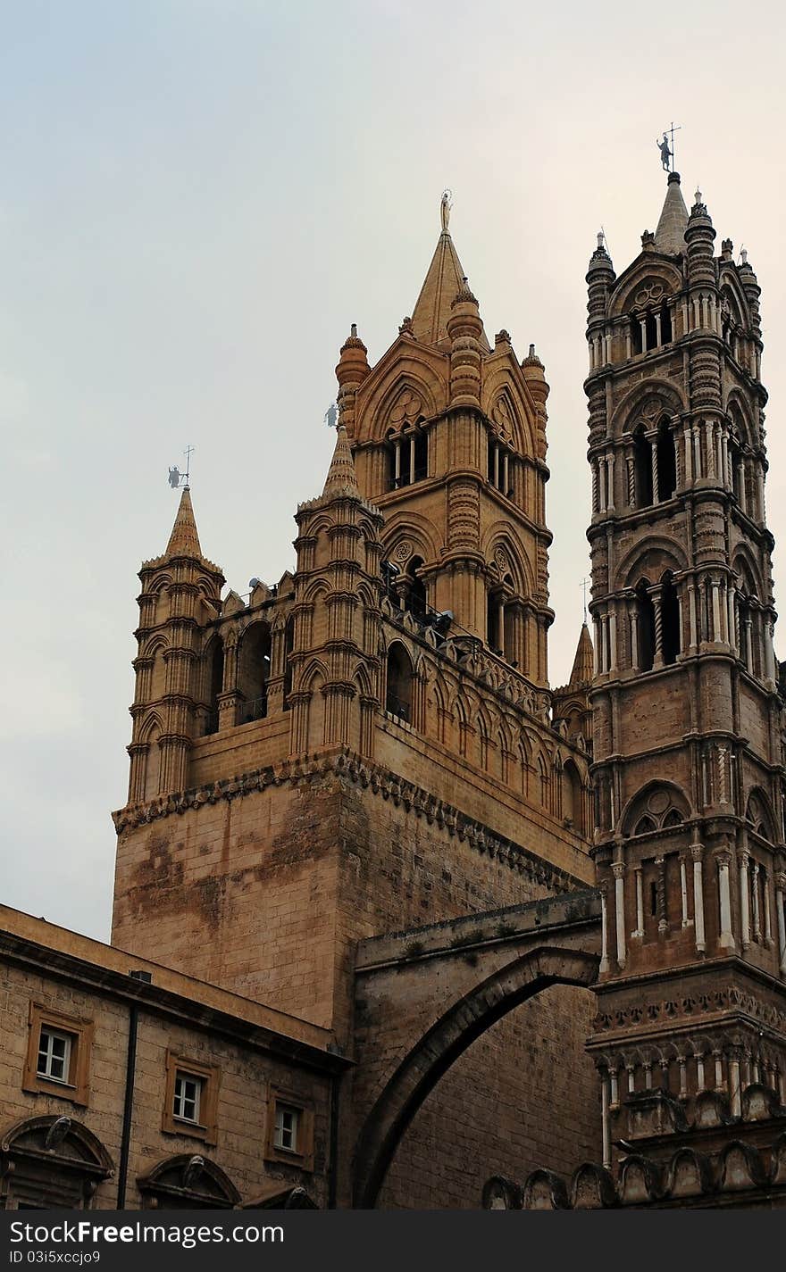 Norman arab cathedral in Palermo,  Sicily. Norman arab cathedral in Palermo,  Sicily