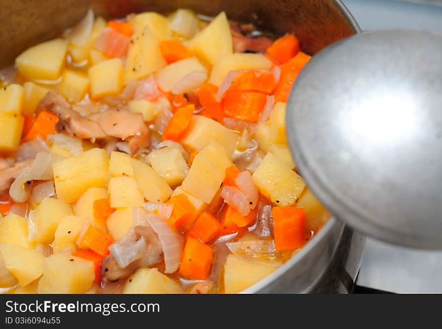 Cooked Potato Delicacy