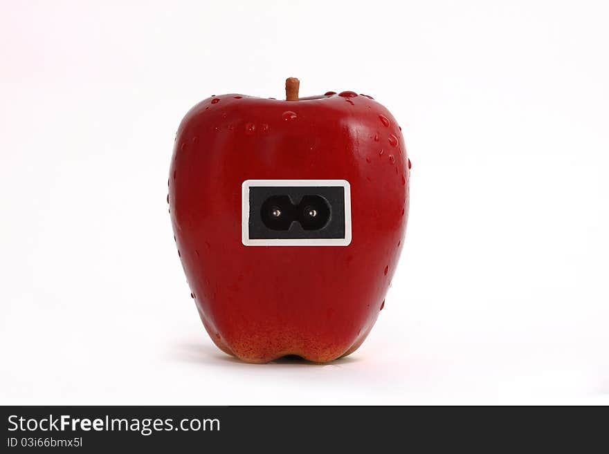 Apple red and Plug