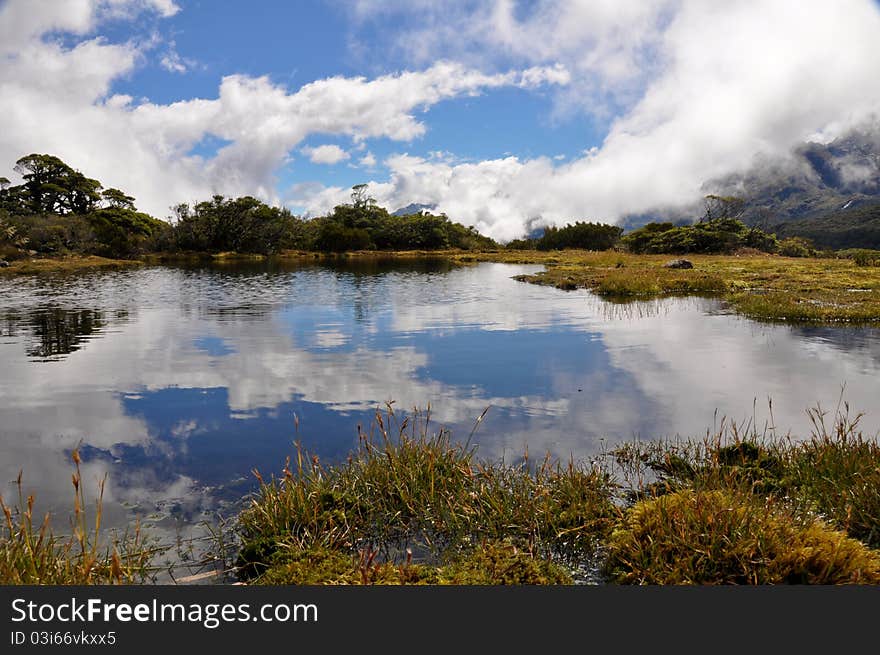 Lake in Milford Sound