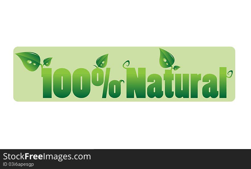 100 Natural Sign