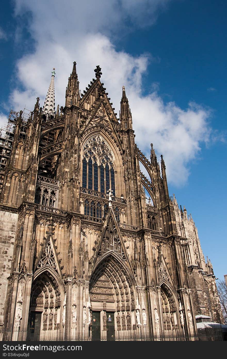 Close up from the Dom of Koln. Close up from the Dom of Koln