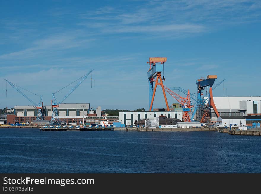 Harbor of Kiel, Germany