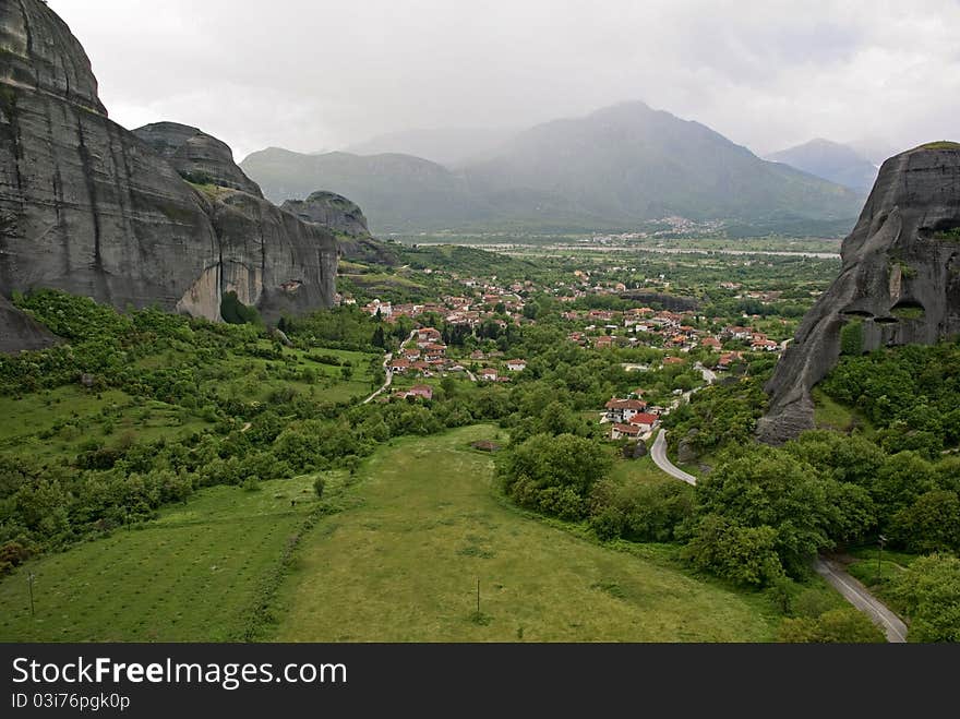 The Metéora, the Plain of Thessaly