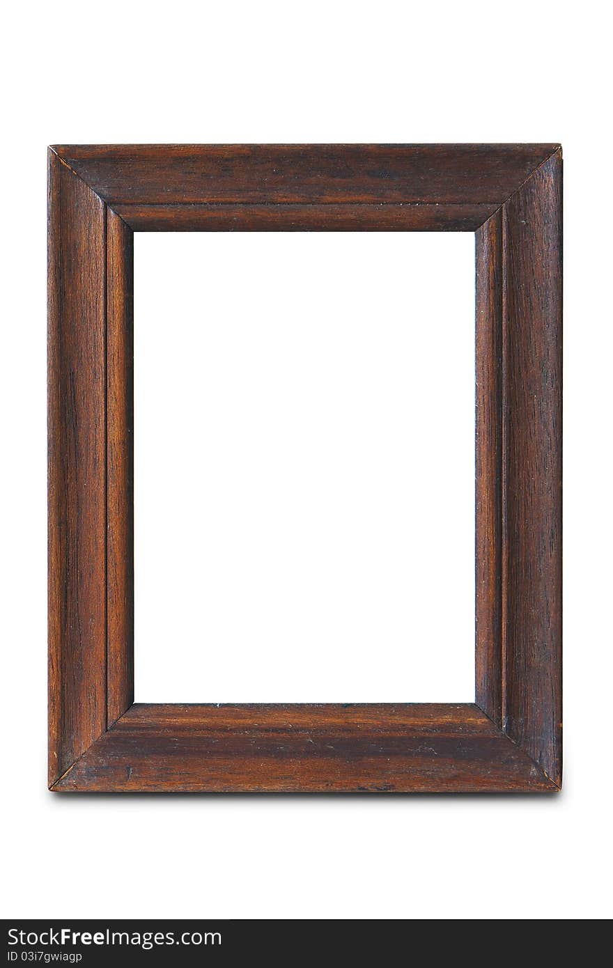 Modern antique old wooden frame Floating